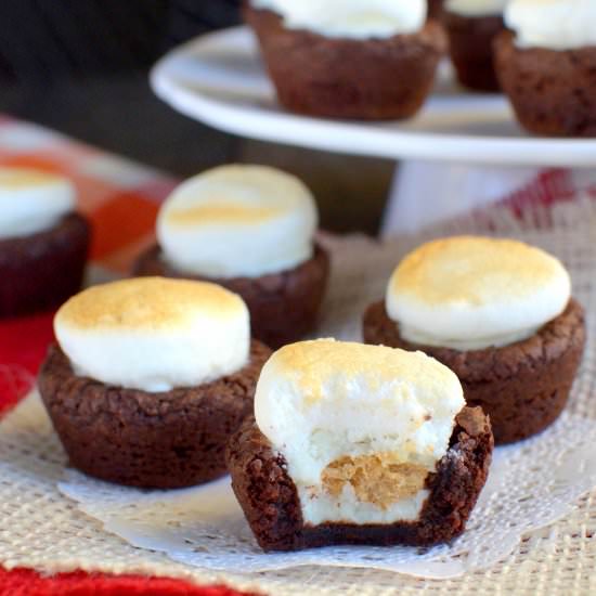 Peanut Butter Cup S’mores Brownies