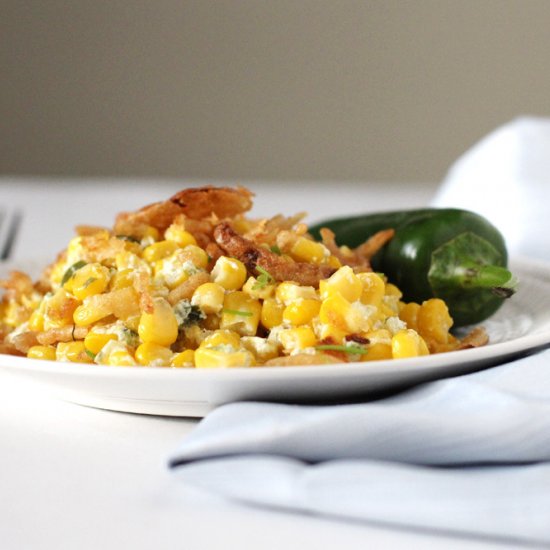 Green Chile Corn Casserole