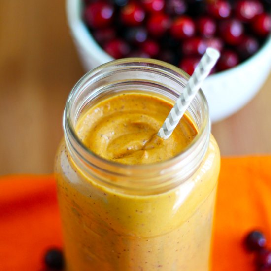 Pumpkin Cranberry Smoothie