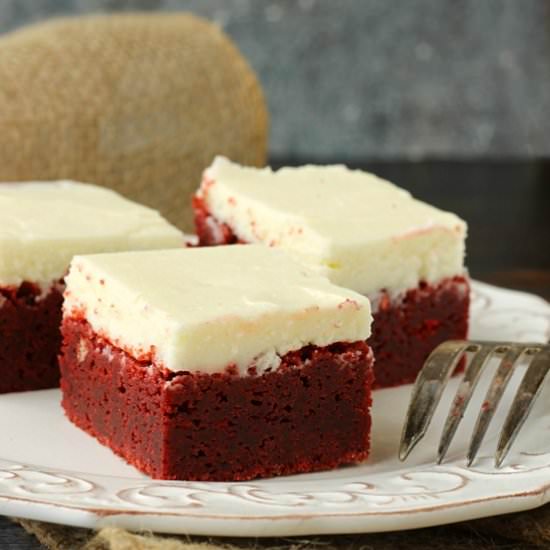 Red Velvet Brownies