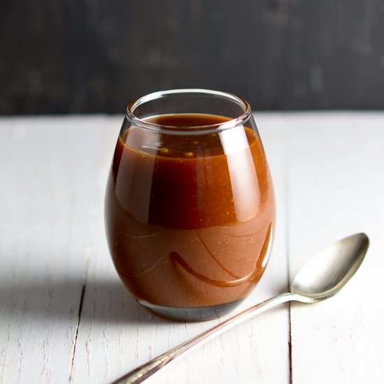 Decadent Bourbon Caramel Sauce