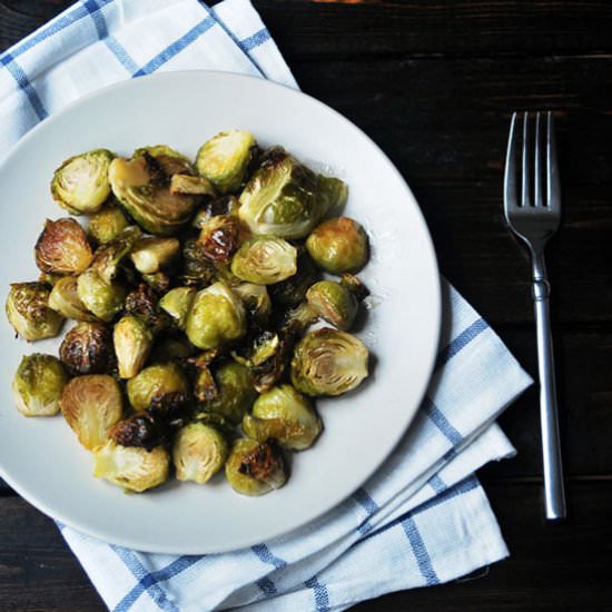 Maple Glazed Brussels Sprouts