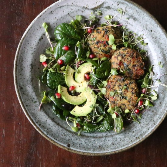 Kale and Quinoa Patty-Cakes