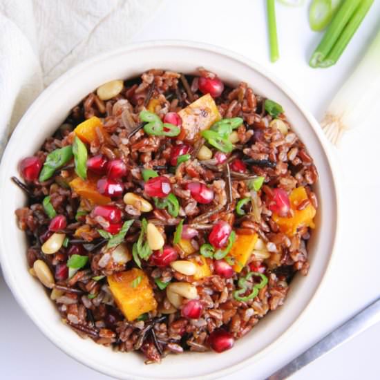 Warm Wild Rice Salad