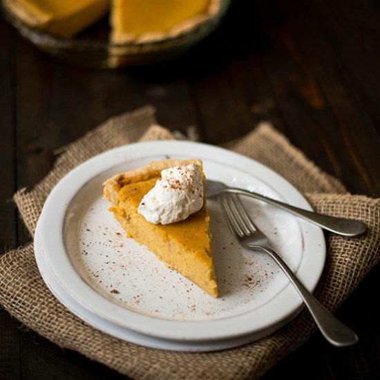 Pumpkin Pie From Scratch