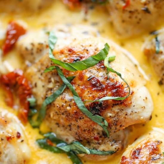 Chicken with Sun-Dried Tomato Cream