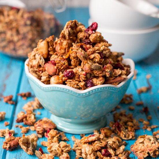 Cranberry Nut Sugar-Free Granola