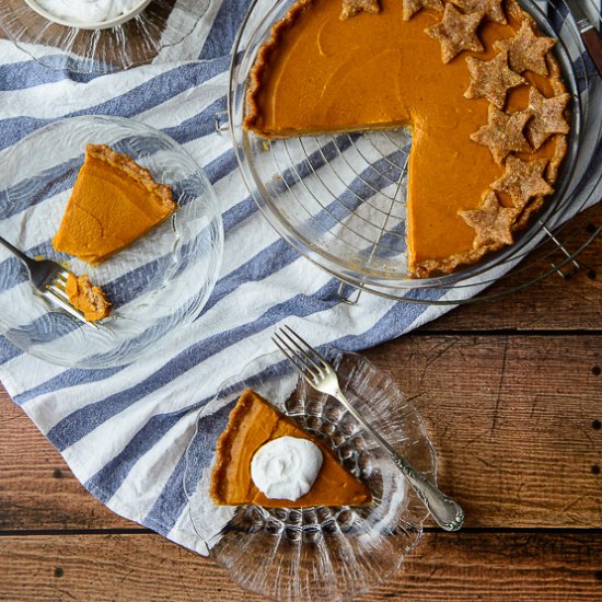 No-Bake Vegan Pumpkin Pie