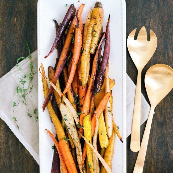 Balsamic Roasted Carrots