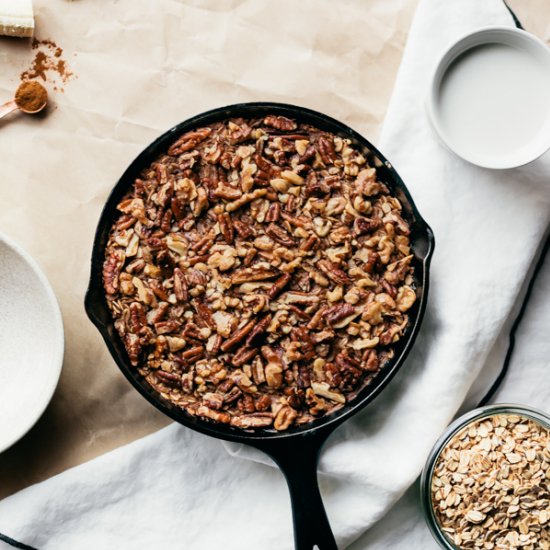 Chai Banana Bread Baked Oatmeal