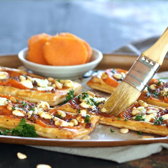 Sweet Potato & Goat Cheese Pizza