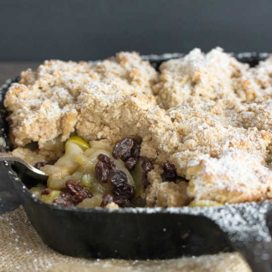 Raisin Apple Cobbler