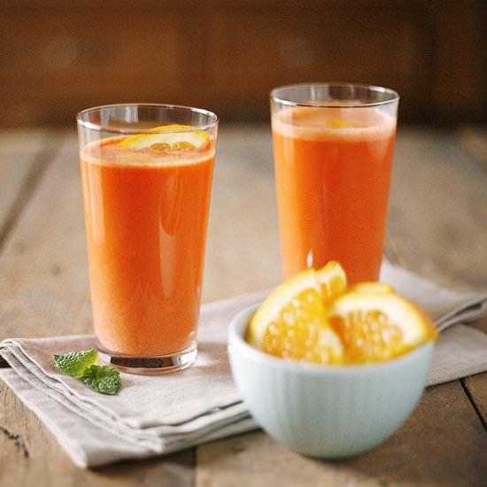 Carrot and Orange Fresh Juice