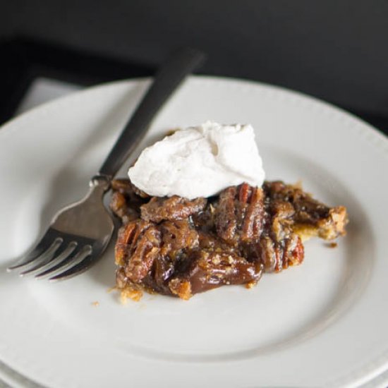 Skillet Pecan Pie (vegan)