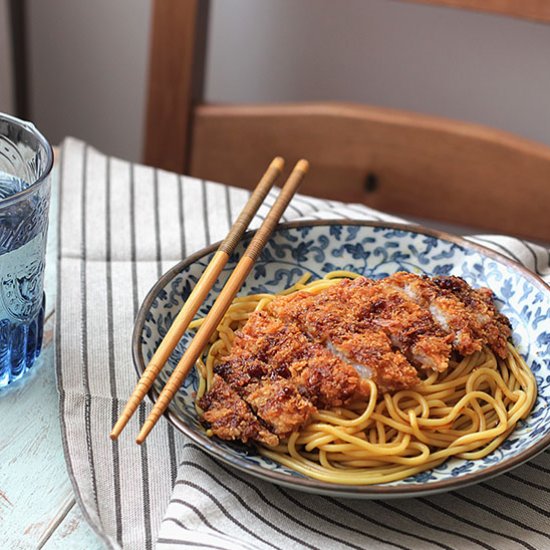 Fish Katsu Spaghetti