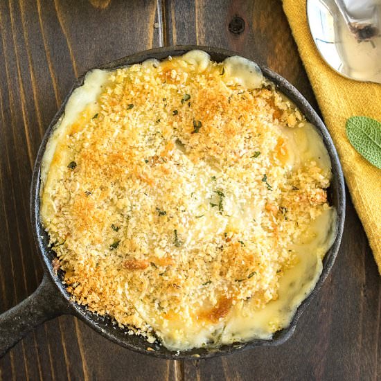 Butternut Squash and Sage Gratin