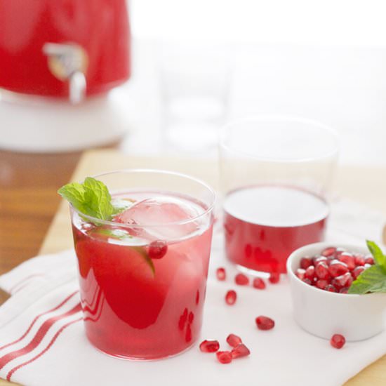 Bourbon Pomegranate Punch