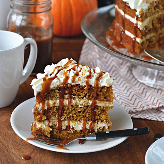 Pumpkin Spice Latte Cake