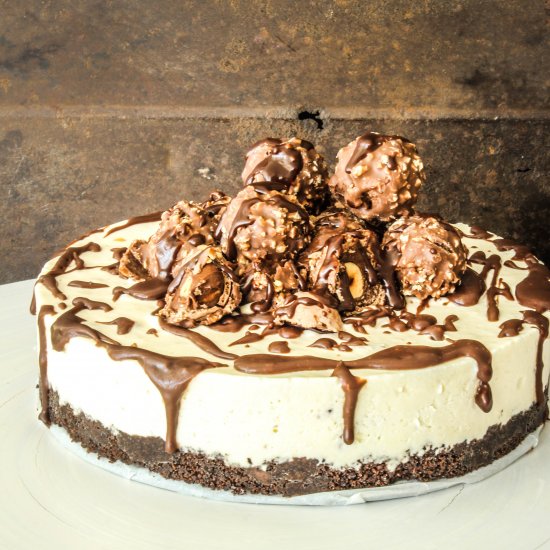 Ferrero Rocher Ice Cream Cheesecake