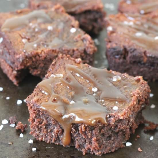 Salted Caramel Chocolate Brownies