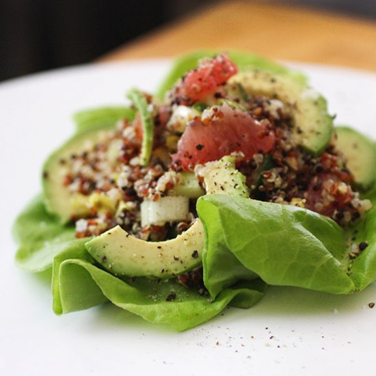 Citrusy Quinoa Salad with Avocado