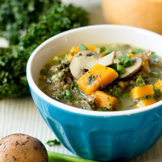 Lentil Butternut Squash Soup