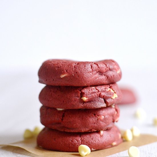 Red Velvet Cream Cheese Cookies