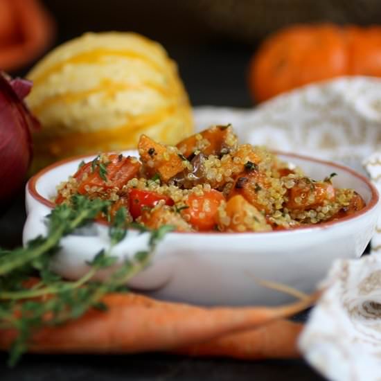 Quinoa Salad with Root Veggies