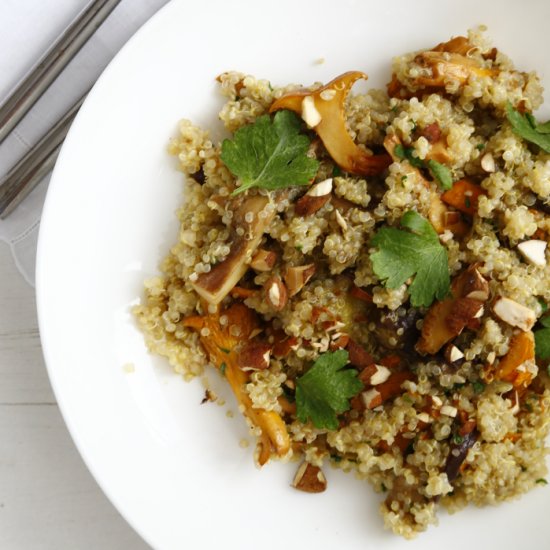 Wild Mushrooms Quinoa