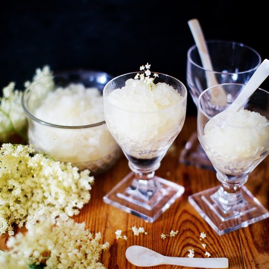 Elderflower Granita