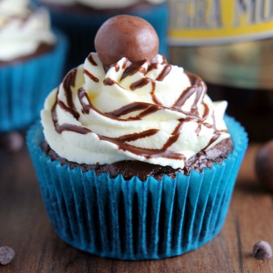 Malty Chocolate Beer Cupcakes