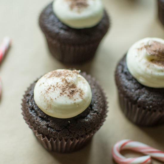 Hot Chocolate Cupcakes