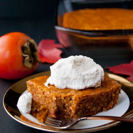 Persimmon Pudding Cake