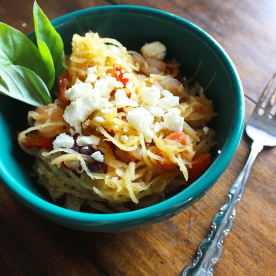 Mediterranean Spaghetti Squash