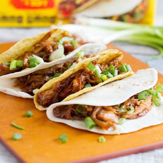 Honey Garlic Chicken Tacos