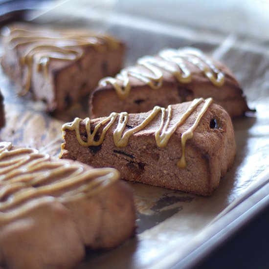 Spiced Plum Scones {GF, V, Paleo}