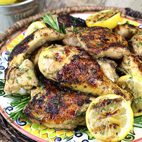 Grilled Lemon Herb Chicken