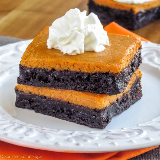 Pumpkin Pie Brownies