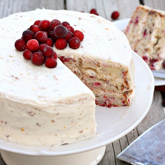 Cranberry Christmas Cake