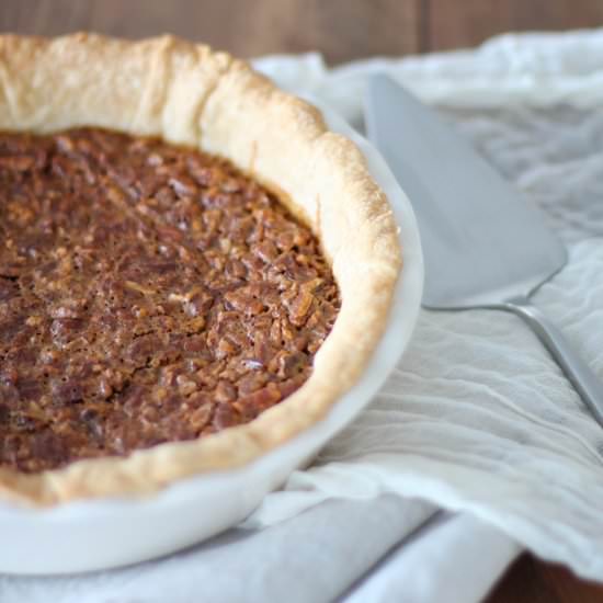 The BEST Caramel Pecan Pie