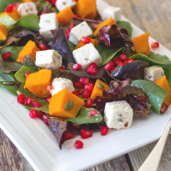 Pumpkin & Pomegranate Salad