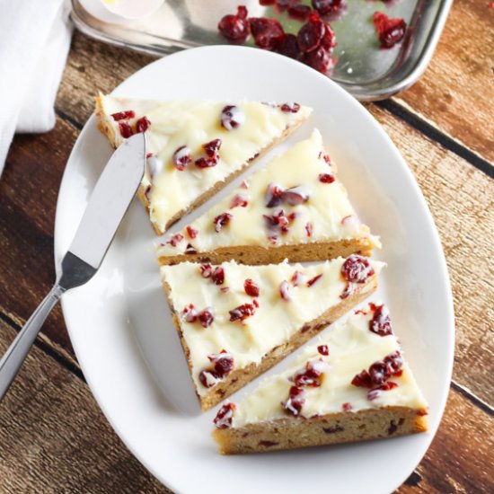 Cranberry Bliss Bars