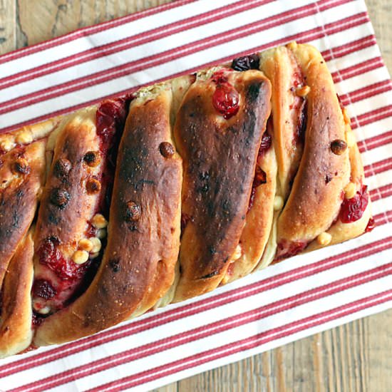 White Chocolate Cranberry Bread