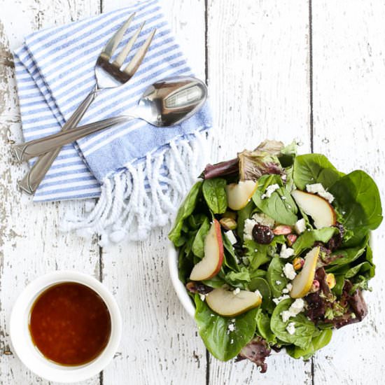 Pear Pistachio Cherry Salad