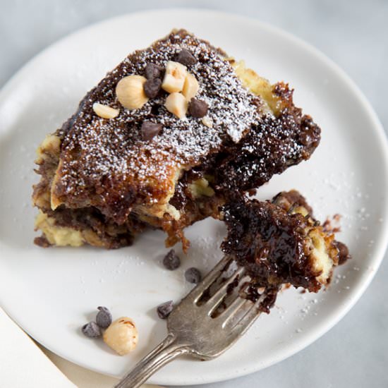 Chocolate Swirl Bread Pudding