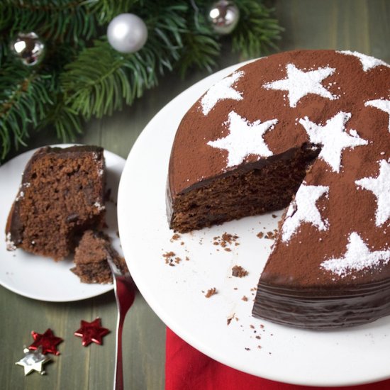 Mulled Wine and Chocolate Cake