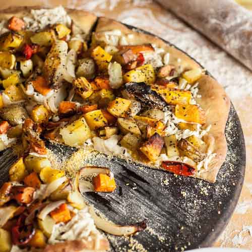 Roasted Squash & Roasted Pizza