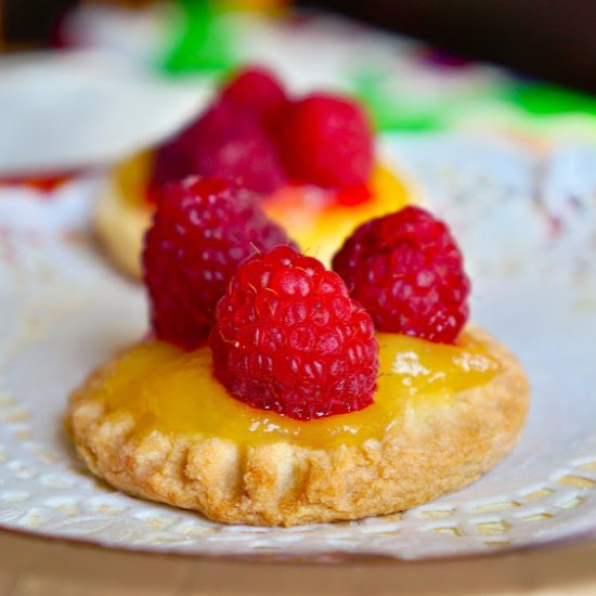 Raspberry tart cookies