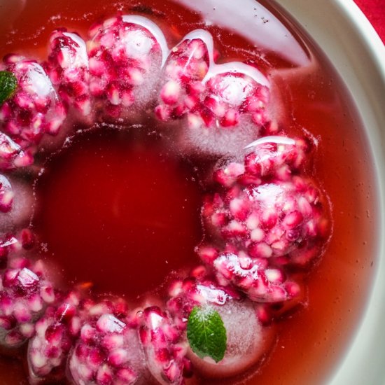 Pomegranate Mojito Punch