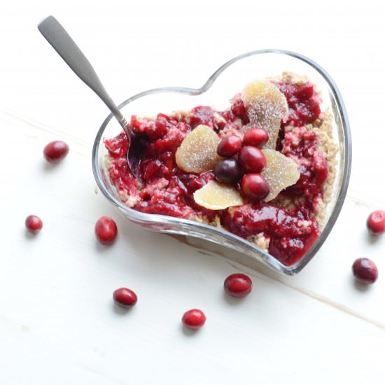 Cranberry Steel Cut Oats